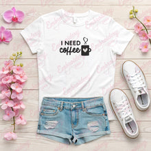 I Need Coffee Embroidery Design For Coffee Lover