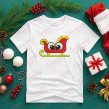 Christmas Cartoon Sled Embroidery Design