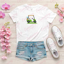 Golf Cart Machine Embroidery Design