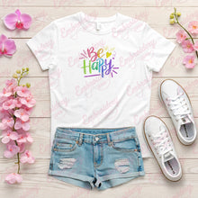 Be Happy Positive Machine Embroidery Design