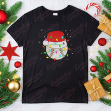 Christmas Baseball Embroidery Design