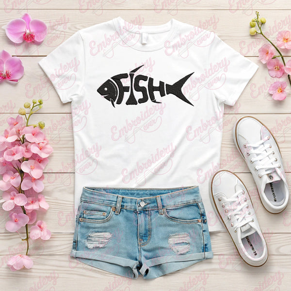 Fish Embroidery Design