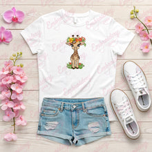 Floral Giraffe Embroidery Design