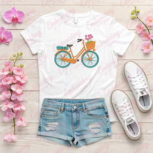 Bicycle & Flower Basket Embroidery Design