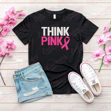 Think Pink Breast Cancer Embroidery Design