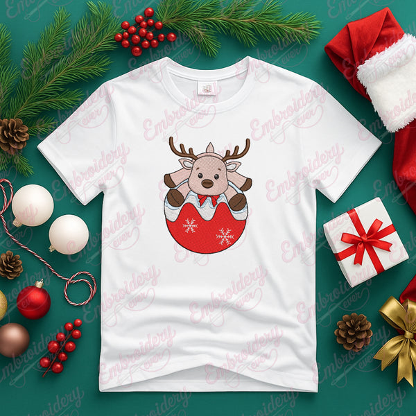 Christmas Reindeer Designs For Embroidery Machines