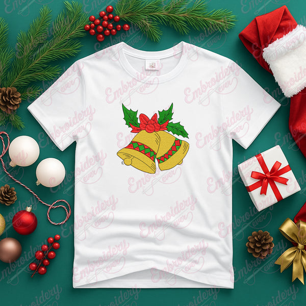 Christmas Bell Embroidery Design