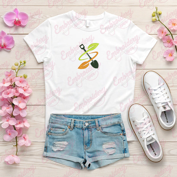 Leaf S Garden Embroidery Design