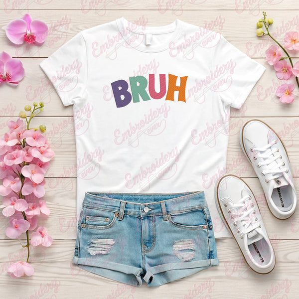 Bruh Machine Embroidery Design
