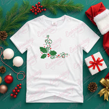 Christmas Holly Embroidery Design