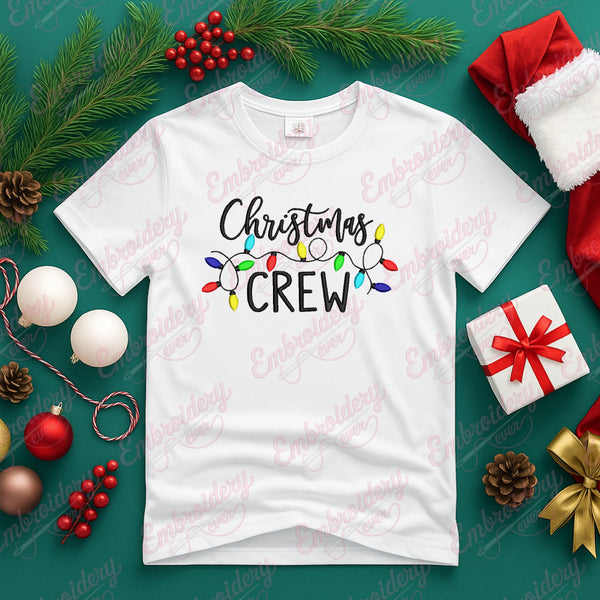 Christmas Crew Embroidery File