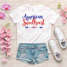 American Sweetheart Embroidery Design