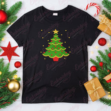 Decorated Christmas Tree Embroidery Design