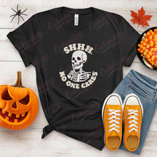 Shhh No One Cares Halloween Embroidery Design