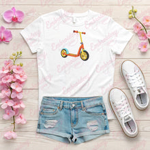 Children Scooter Embroidery Design