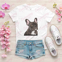 French Bulldog Embroidery Design