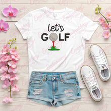 Let's Golf Machine Embroidery Design