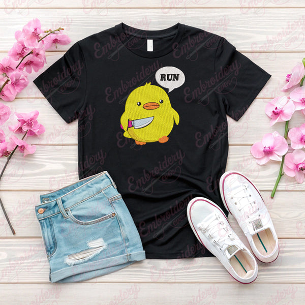 Duck Machine Embroidery Design