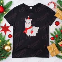 Christmas Llama Embroidery Design