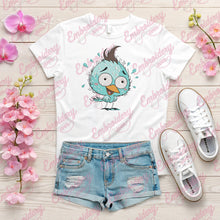 Happy Bird Embroidery Design