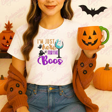 Here For The Boos Funny Halloween Party Embroidery Design