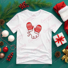 Pair Of Knitted Christmas Embroidery Design