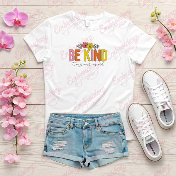 Be KInd Positive Machine Embroidery Design