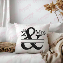Mr and Mrs Monogram Embroidery Design