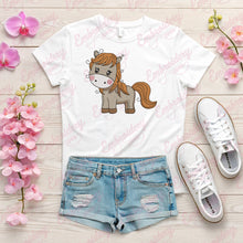 Cute Cartoon Horse Embroidery Design