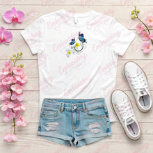 Butterfly With Flowers Embroidery Design