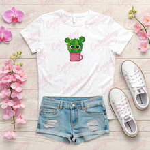 Cartoon Cactus Embroidery Design