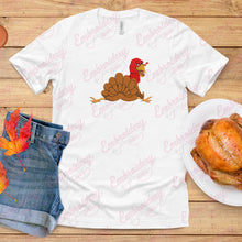 Thanksgiving Turkey Cartoon Embroidery Pattern