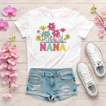 Floral Nana Embroidery Design