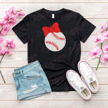 Baseball Bow Embroidery Design