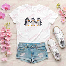 Cute Penguin Squad Machine Embroidery Design