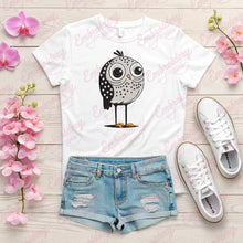 Cute Cartoon Bird Embroidery Design