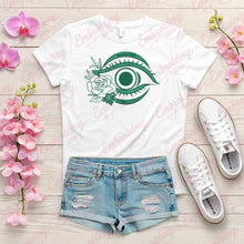 Floral Eye Embroidery Design