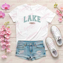 Lake Vibes Text Embroidery Design