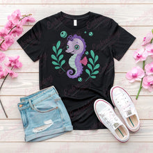 Summer Sea Horse Embroidery Design