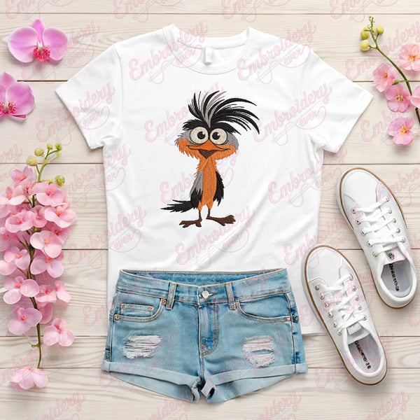 Funny Cartoon Bird Embroidery Design