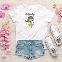 Girl On Swing Machine Embroidery Design