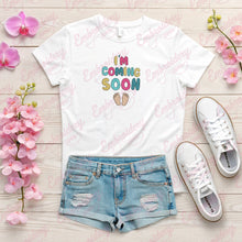 Baby Coming Soon Embroidery Design
