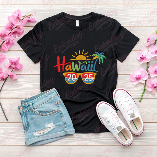 Beautiful Hawaii 2025 Machine Embroidery Design