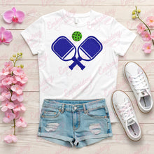 Pickleball and Bat Embroidery Design