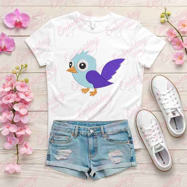 Mini Bird Machine Embroidery Design