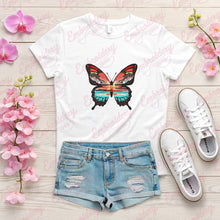Colorful Butterfly Embroidery Design