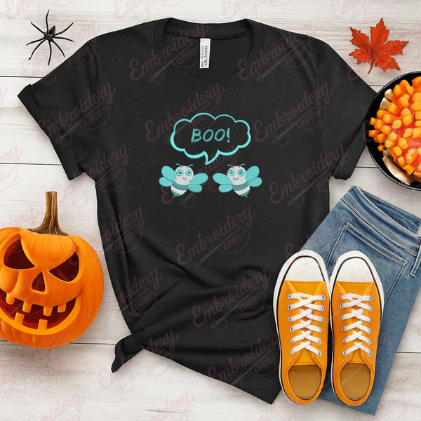 Halloween Bees Embroidery Design