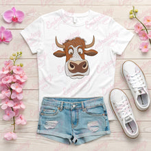 Cattle Cow Head Embroidery Design