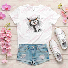 Scary Funny Crazy Cat Embroidery Design