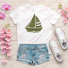 Sailboat Embroidery Design